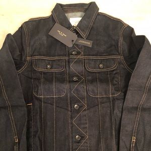 Rag & Bone Selvedge Denim Trucker Jacket M